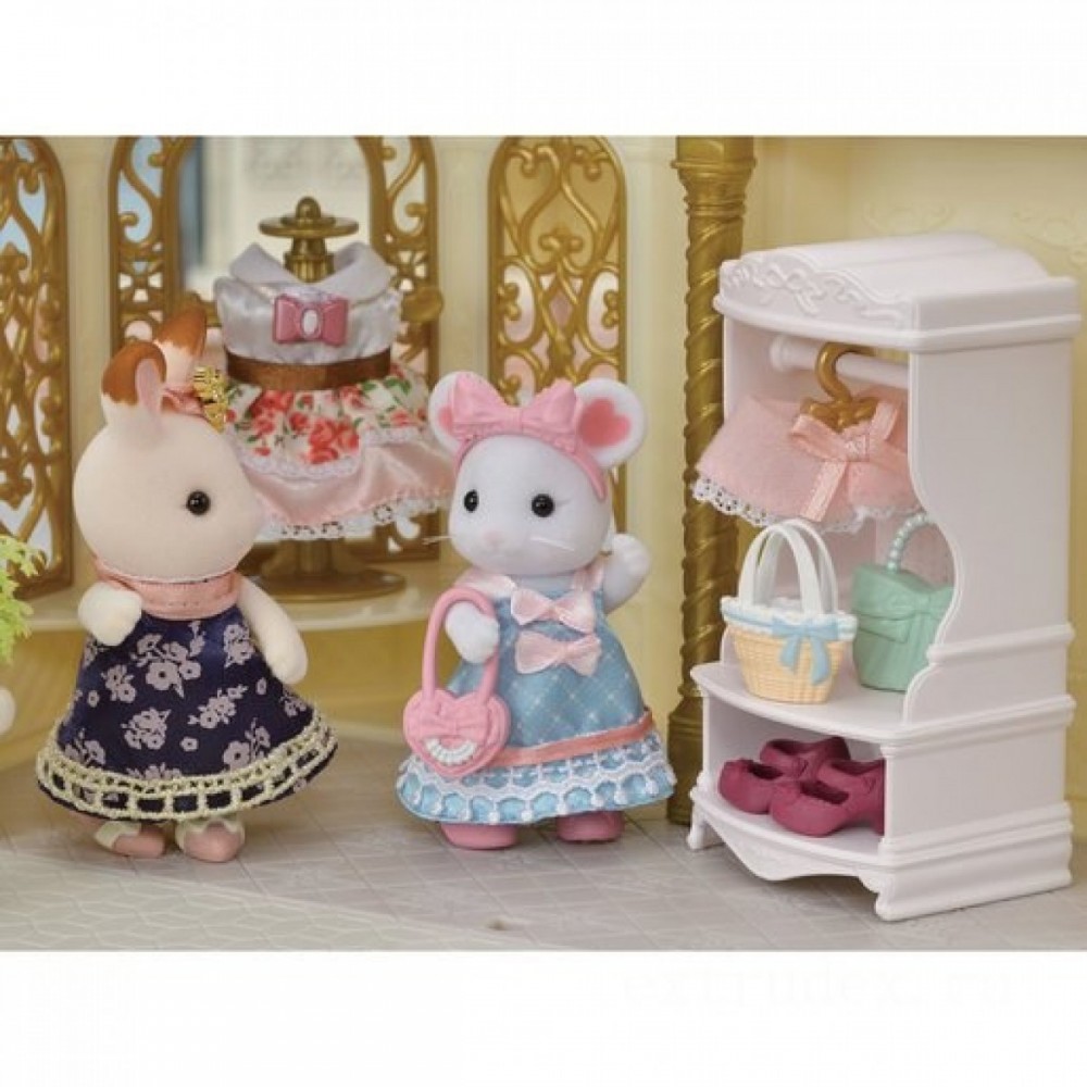 Online Sale - Sylvanian Families: Fashion Trend Play Prepare - Sugar Dessert Collection - New Year's Savings Spectacular:£16