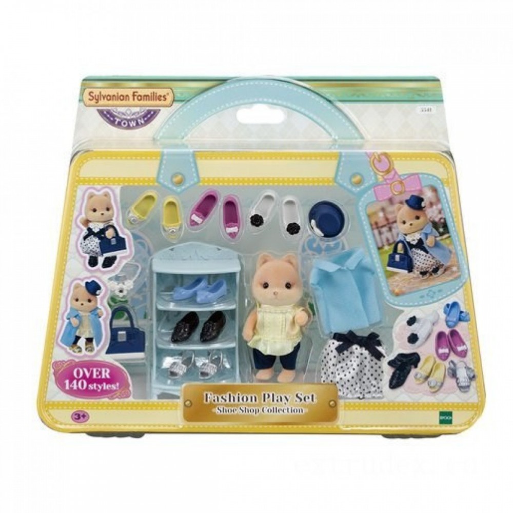 Sylvanian Families: Manner Play Specify - Footwear Shop Selection
