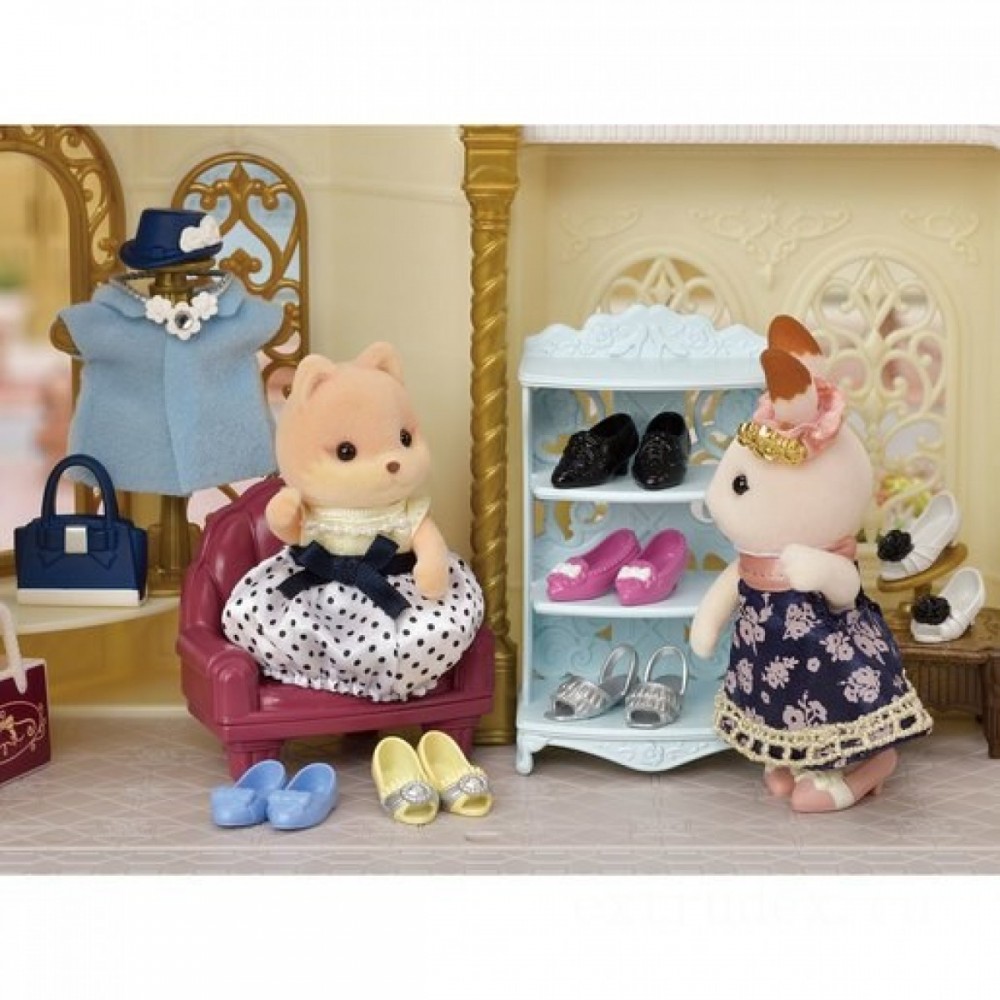 Sylvanian Families: Fashion Trend Play Prepare - Shoe Outlet Collection