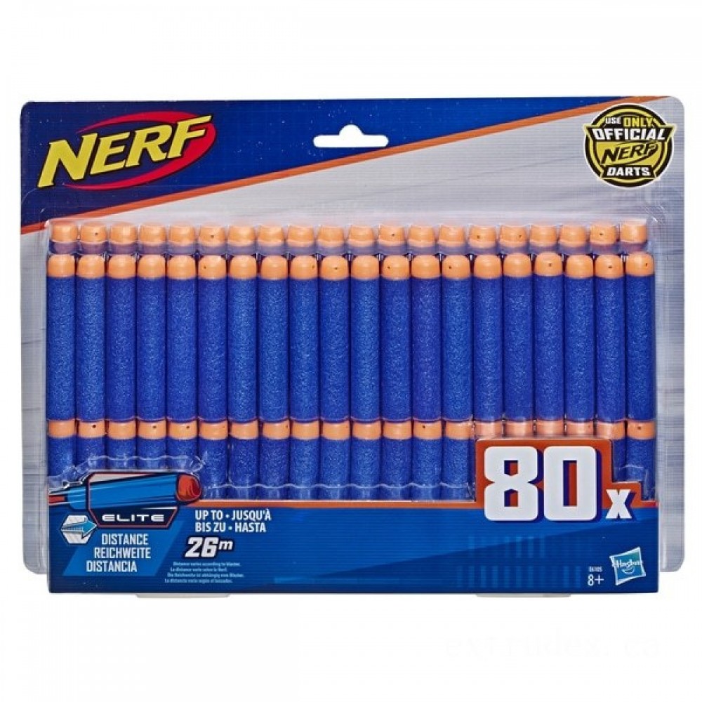 Discount - NERF 80 Best Dart Pack - Friends and Family Sale-A-Thon:£8