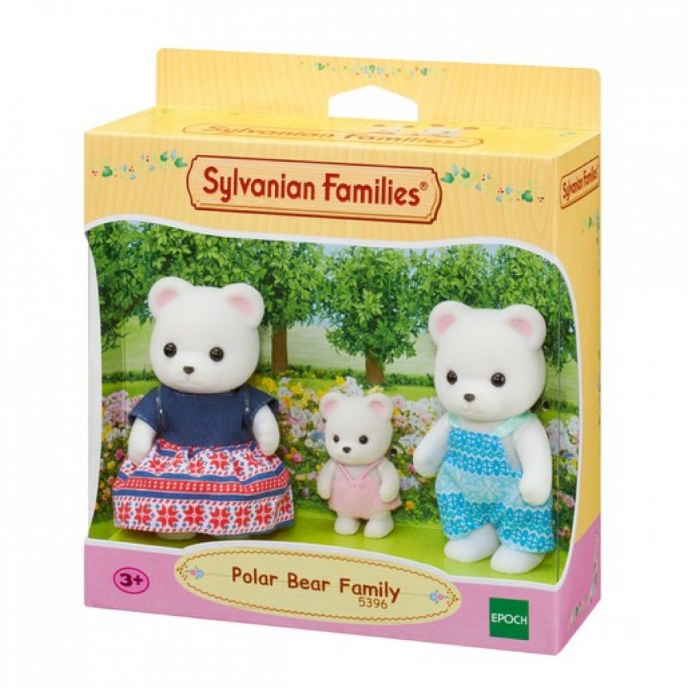 Gift Guide Sale - Sylvanian Families Polar Bear Family - Sale-A-Thon:£11[amc8722az]