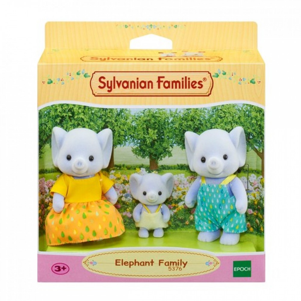 Free Gift with Purchase - Sylvanian Families Elephant Household - Hot Buy Happening:£12[nec8724ca]