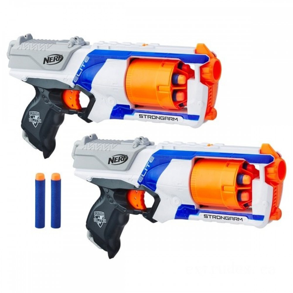Up to 90% Off - NERF Strongarm 2 Stuff - Two-for-One:£24[bec8742nn]