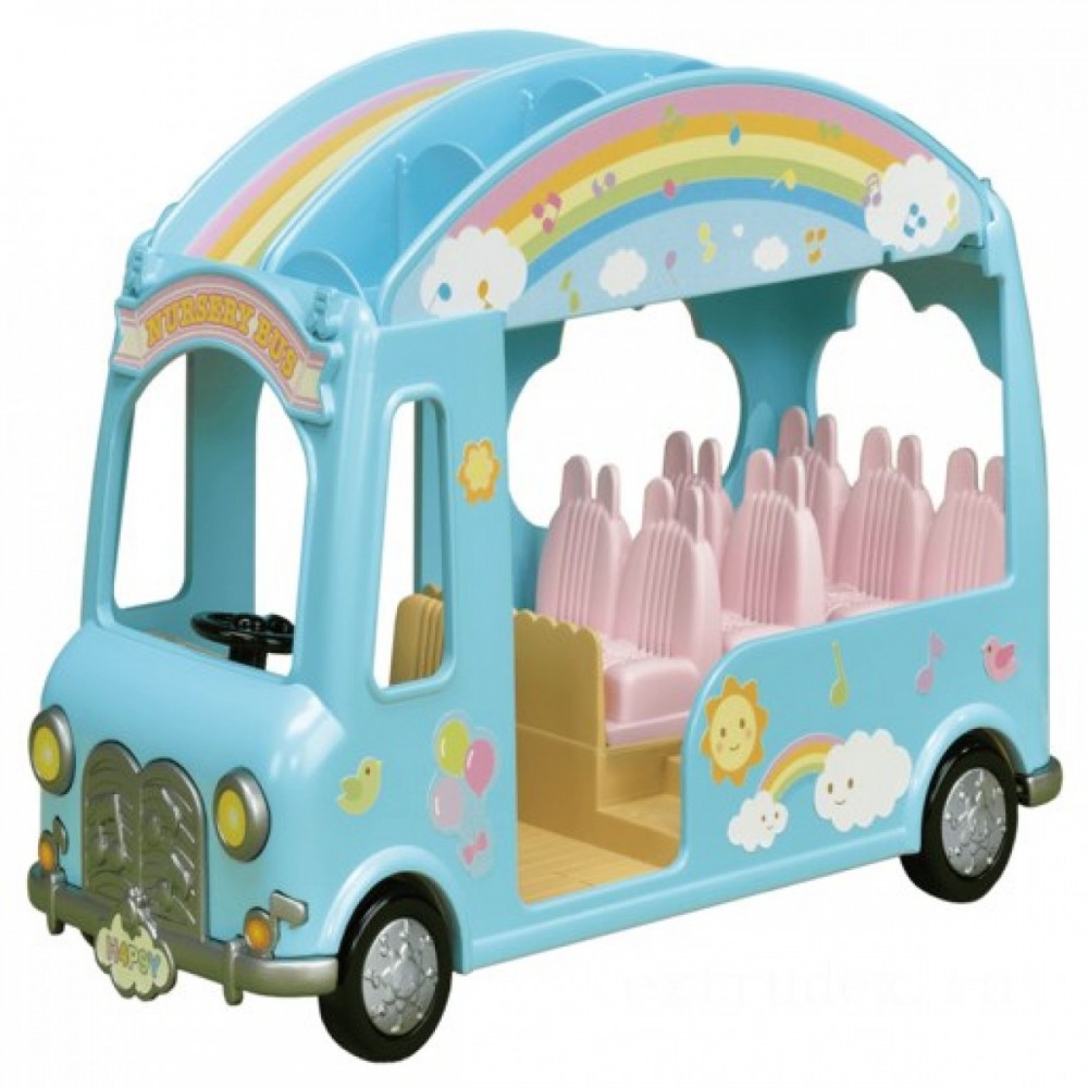Holiday Gift Sale - Sylvanian Families Sun Baby's Room Bus - Mid-Season Mixer:£19[jcc8748ba]