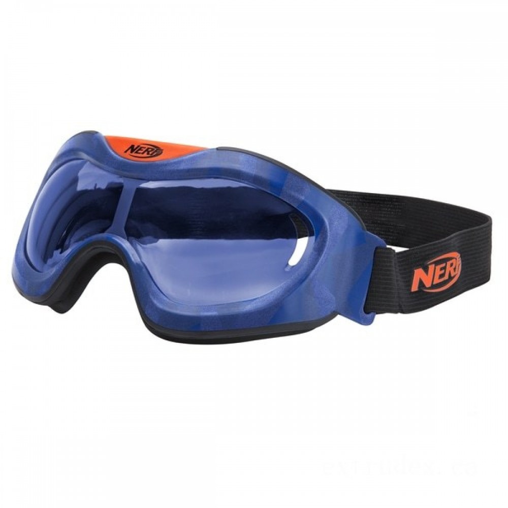 NERF Best Security Goggles Blue