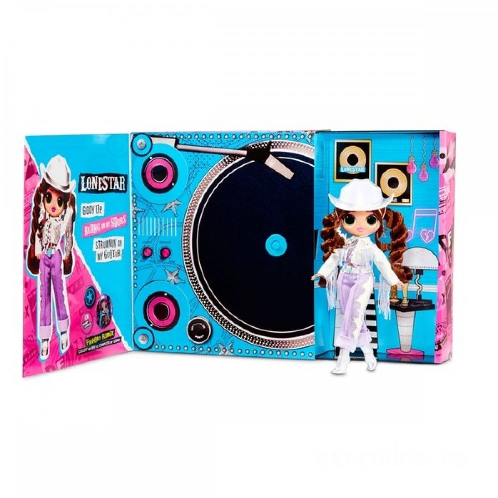 Cyber Week Sale - L.O.L. Surprise! O.M.G. Remix Lonestar Style Dolly - Deal:£27[nec8773ca]