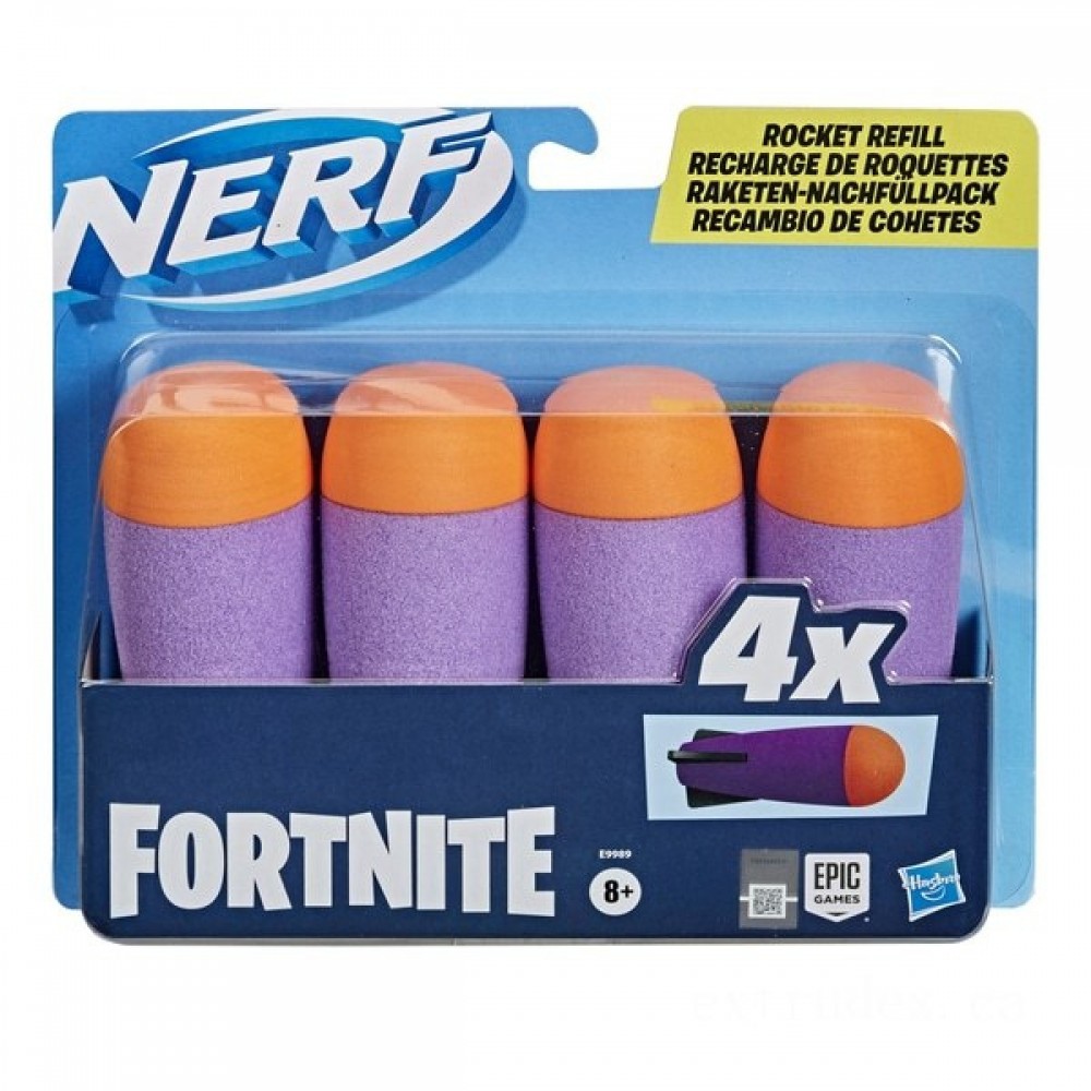 Clearance Sale - NERF Fortnite Rocket Refill - Surprise:£8[lac8774ma]