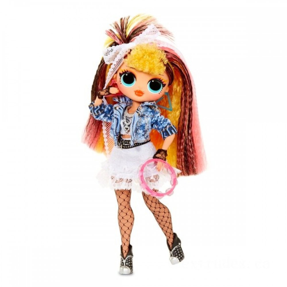 Exclusive Offer - L.O.L. Surprise! O.M.G. Remix Stand Out B.B. Style Dolly - Weekend Windfall:£29[nec8792ca]