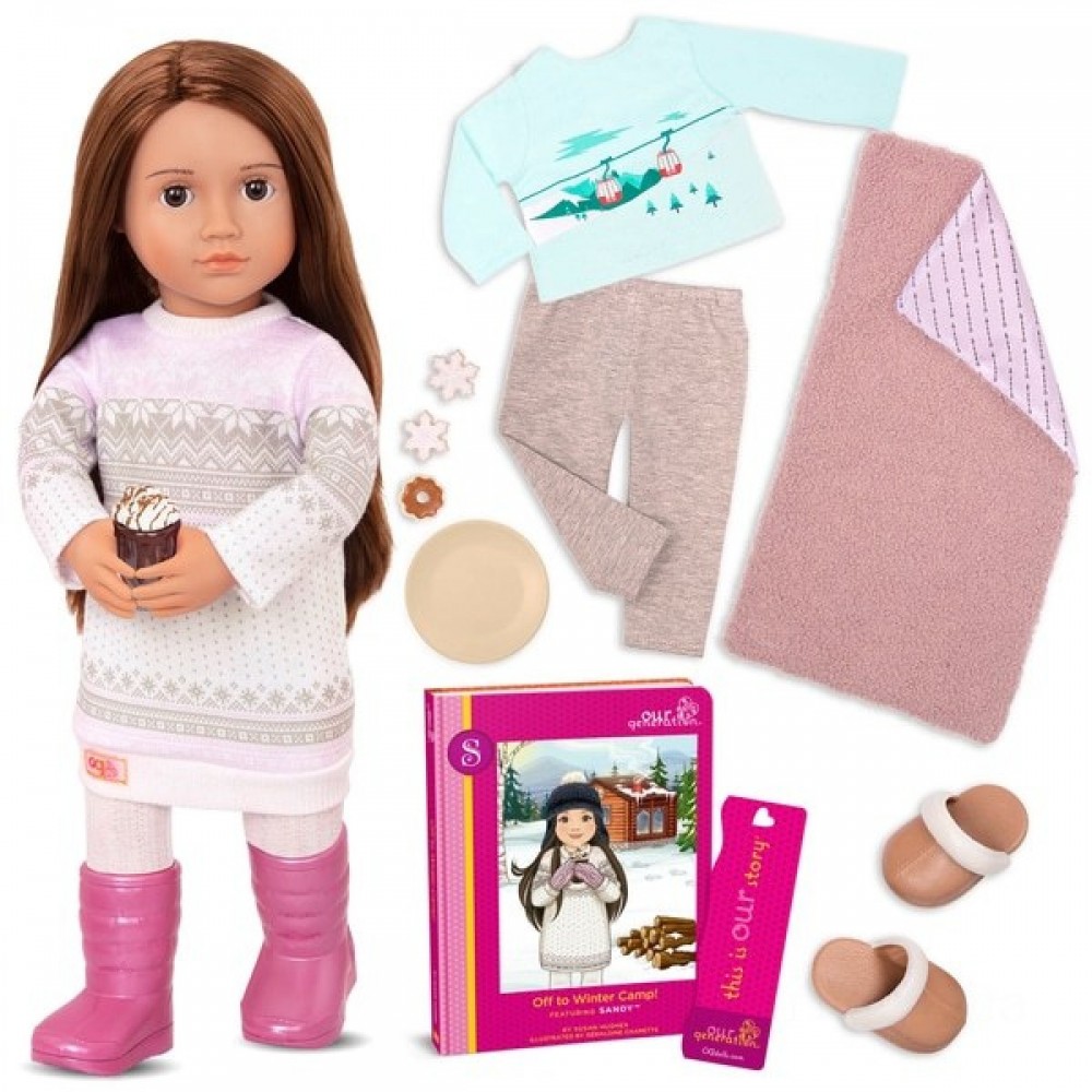 Liquidation Sale - Our Generation Deluxe Dolly Sandy - Price Drop Party:£33