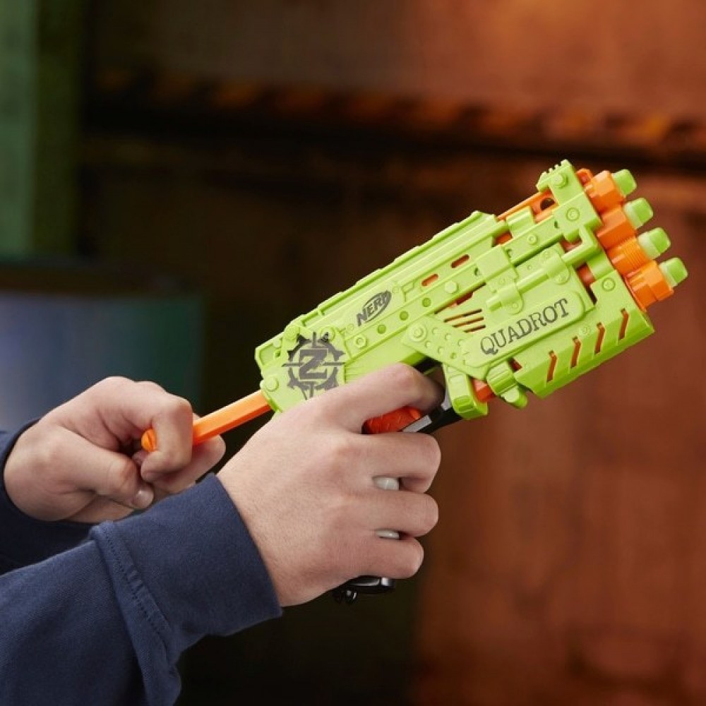 Hurry, Don't Miss Out! - NERF Zombie Strike Quadrot - Spring Sale Spree-Tacular:£6[sic8806te]