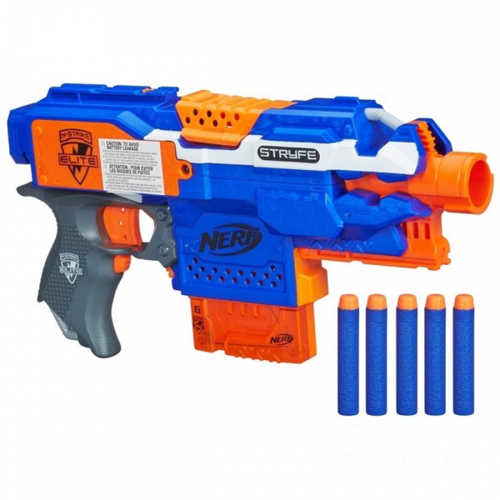 Clearance - NERF N-Strike Best Stryfe - Value-Packed Variety Show:£24[lac8819co]