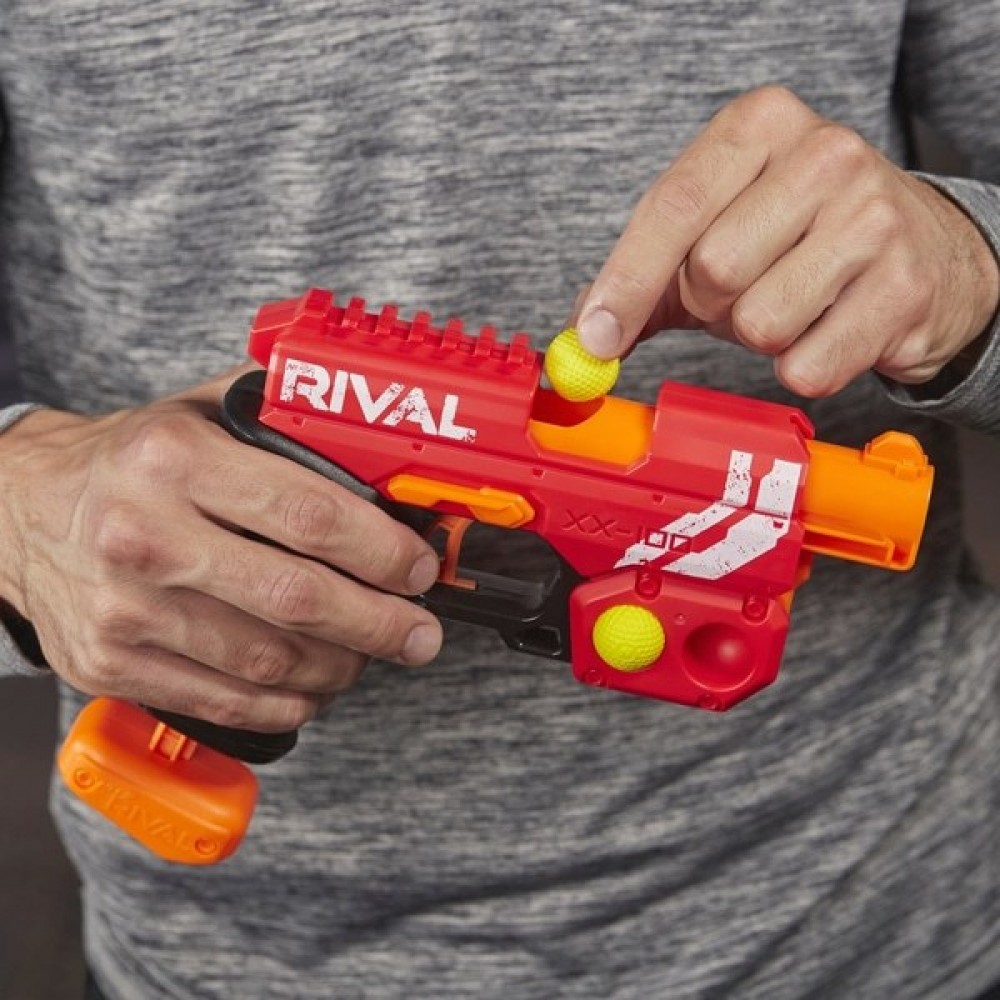 NERF Competing Knockout Blow XX 100 Reddish