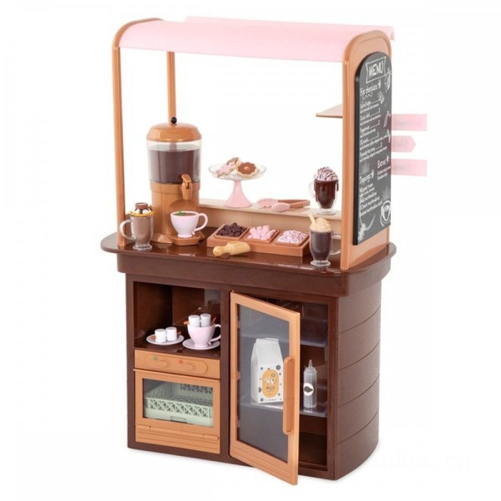 Promotional - Our Generation Hot Dark Chocolate Stand - President's Day Price Drop Party:£47