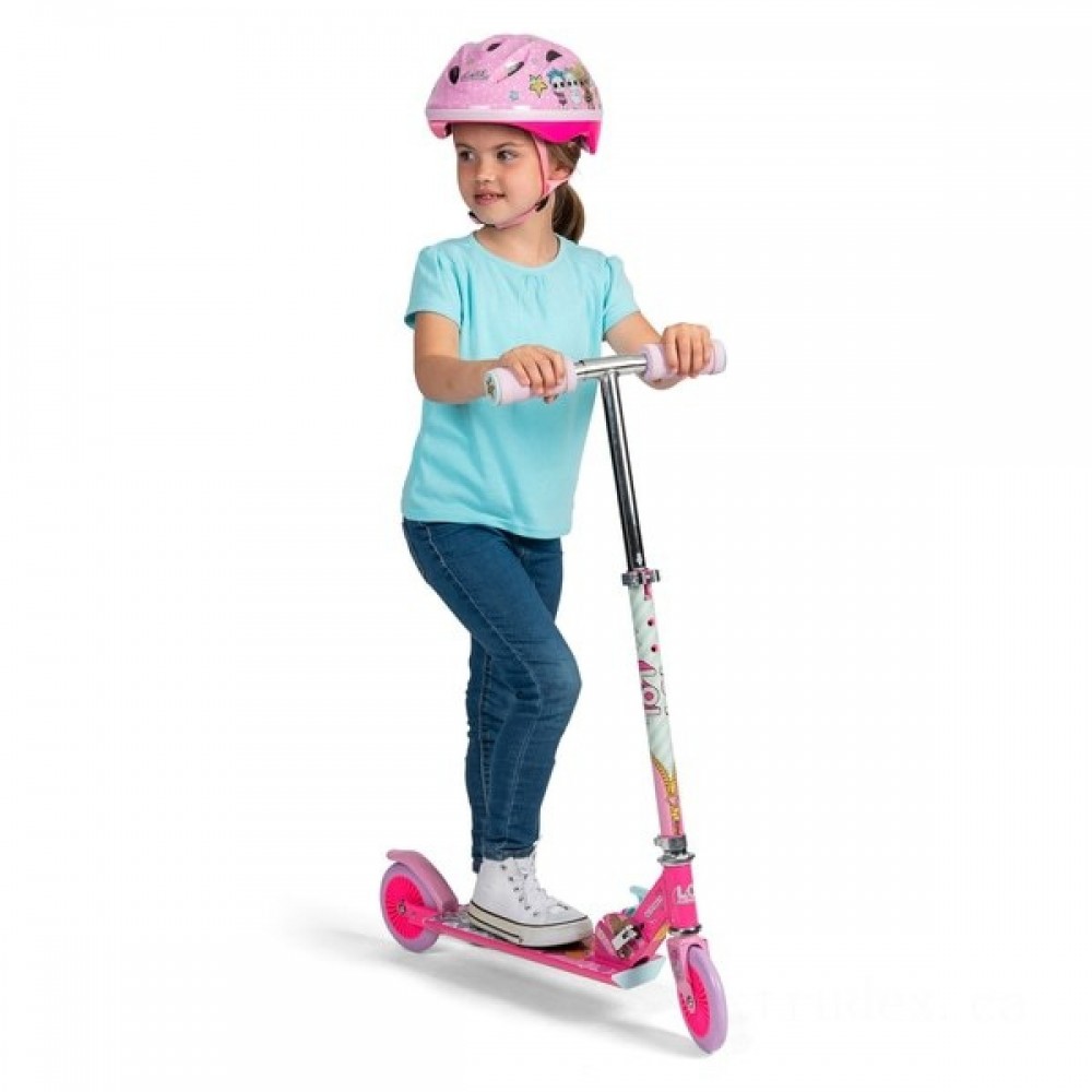 March Madness Sale - L.O.L. Surprise! Folding Inline Personal Mobility Scooter - Get-Together:£13[coc8830li]