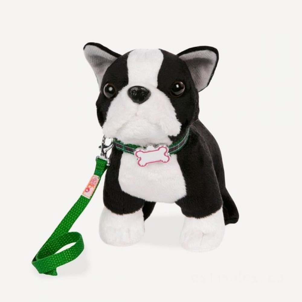 Father's Day Sale - Our Generation 15cm Boston Terrier Puppy - Off-the-Charts Occasion:£3