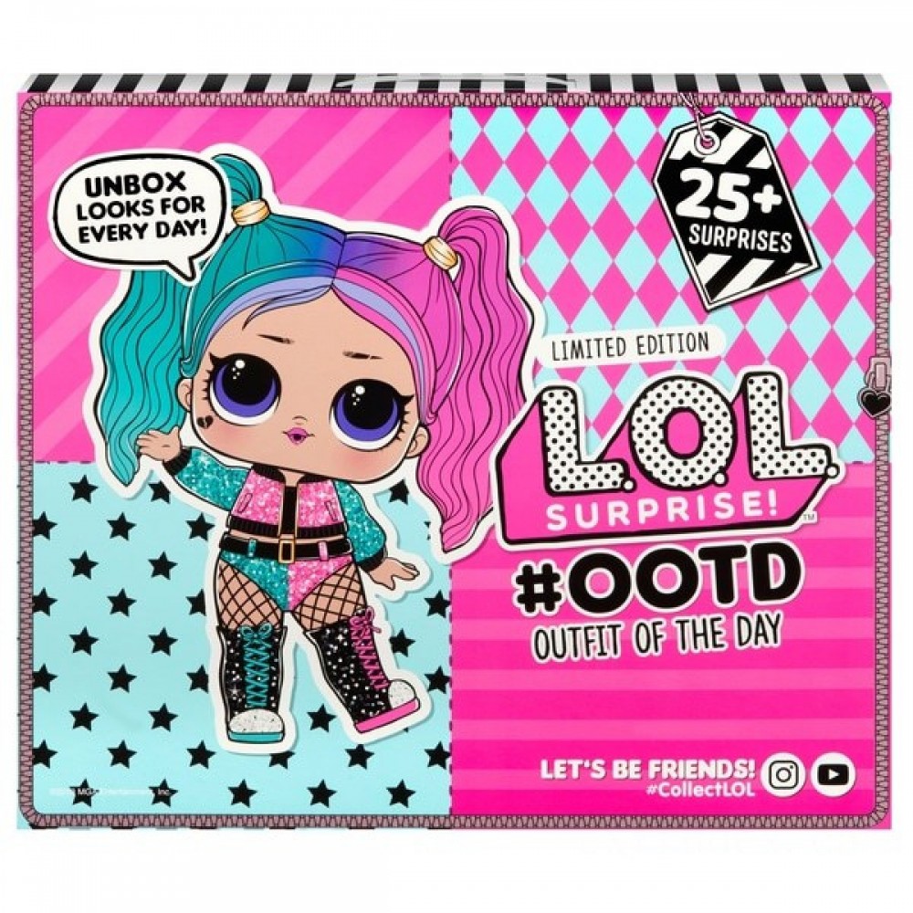 L.O.L. Surprise! Attire of The Time along with Minimal Edition Doll as well as 25+ Surprises