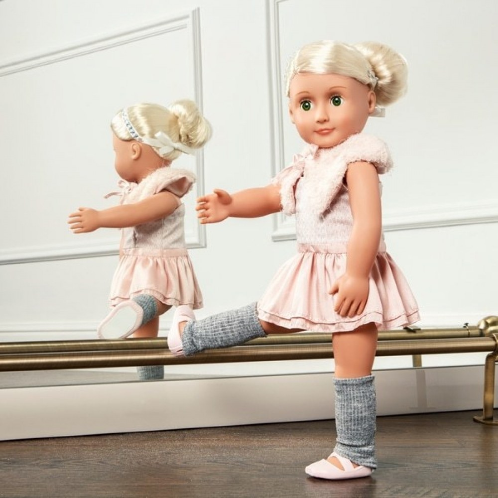 January Clearance Sale - Our Generation Ballet Figurine Alexa - Get-Together Gathering:£21