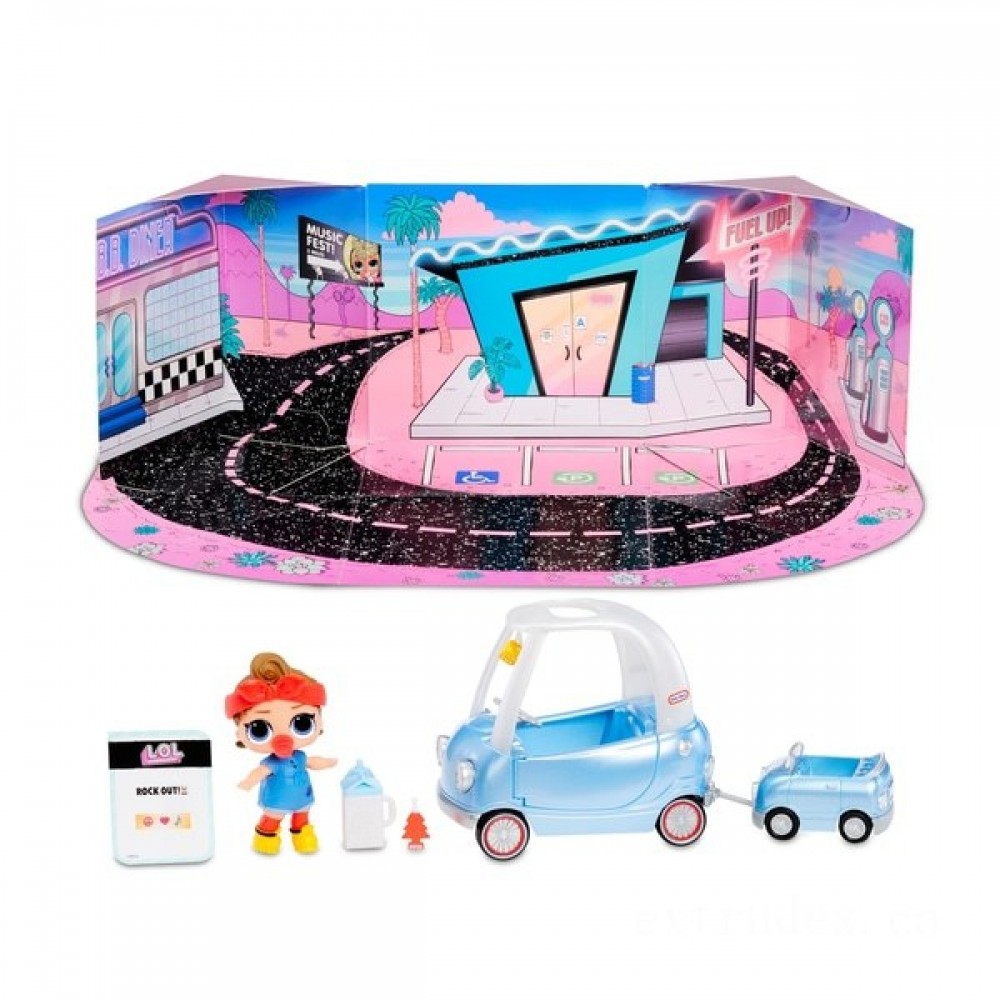 Last-Minute Gift Sale - L.O.L. Surprise! Household Furniture Roadway Excursion with May Do Baby - Spree:£12[lic8867nk]