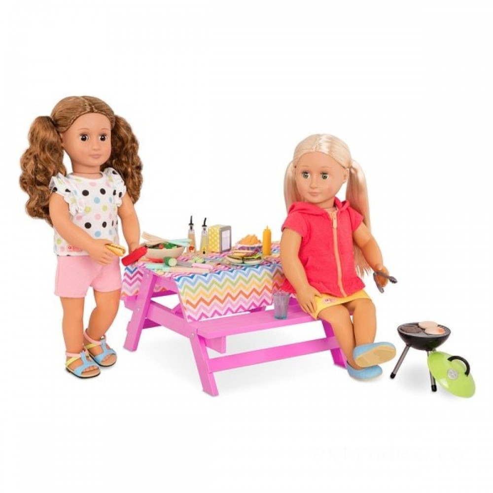 Our Generation Barbecue Table Set