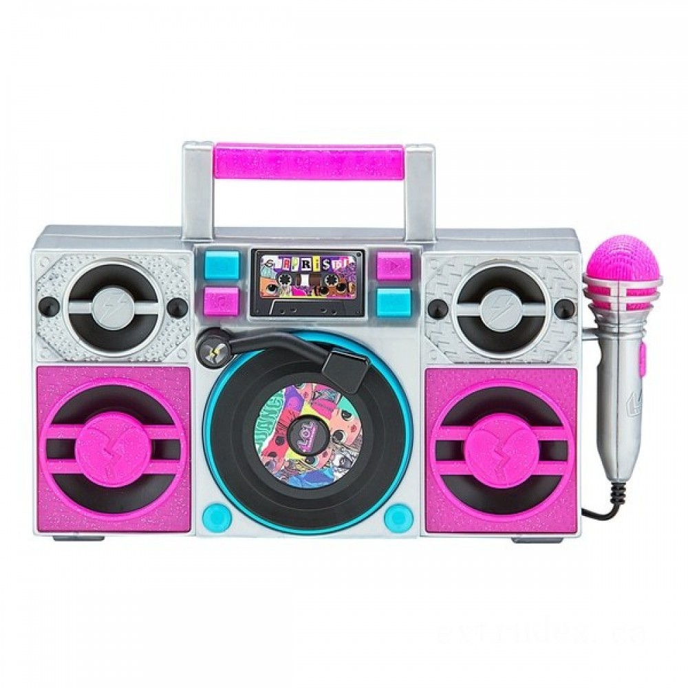 Two for One Sale - L.O.L. Surprise! Sing-Along Boombox Speaker - Cyber Monday Mania:£23