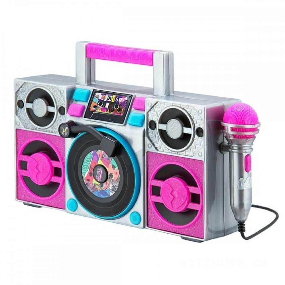 Everyday Low - L.O.L. Surprise! Sing-Along Boombox Speaker - Clearance Carnival:£25[lac8876ma]