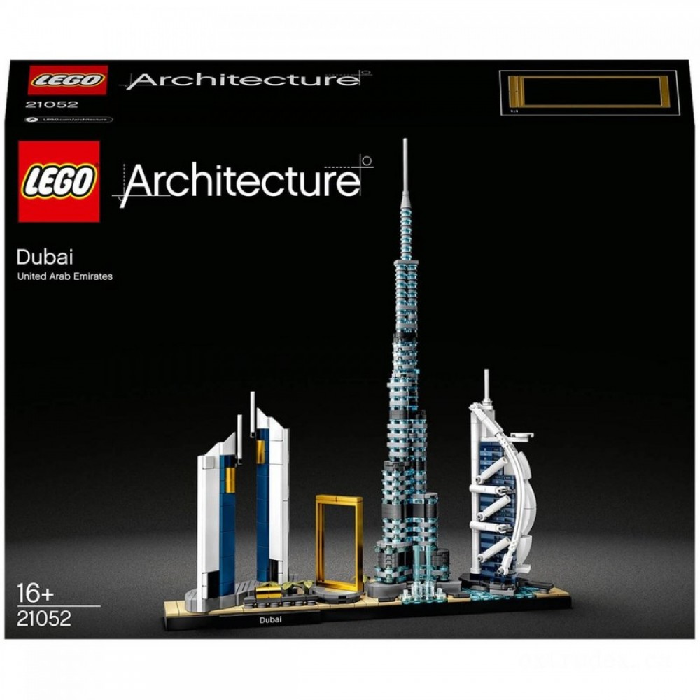LEGO Architecture: Dubai Version Sky Line Collection Establish (21052 )