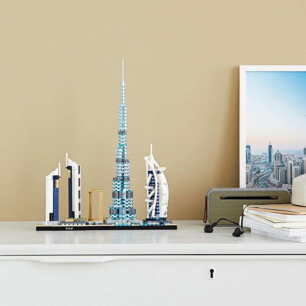60% Off - LEGO Architecture: Dubai Version Sky Line Compilation Establish (21052 ) - Two-for-One:£34