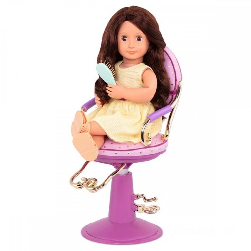 Our Generation Sitting Pretty Hair Salon Office Chair Put