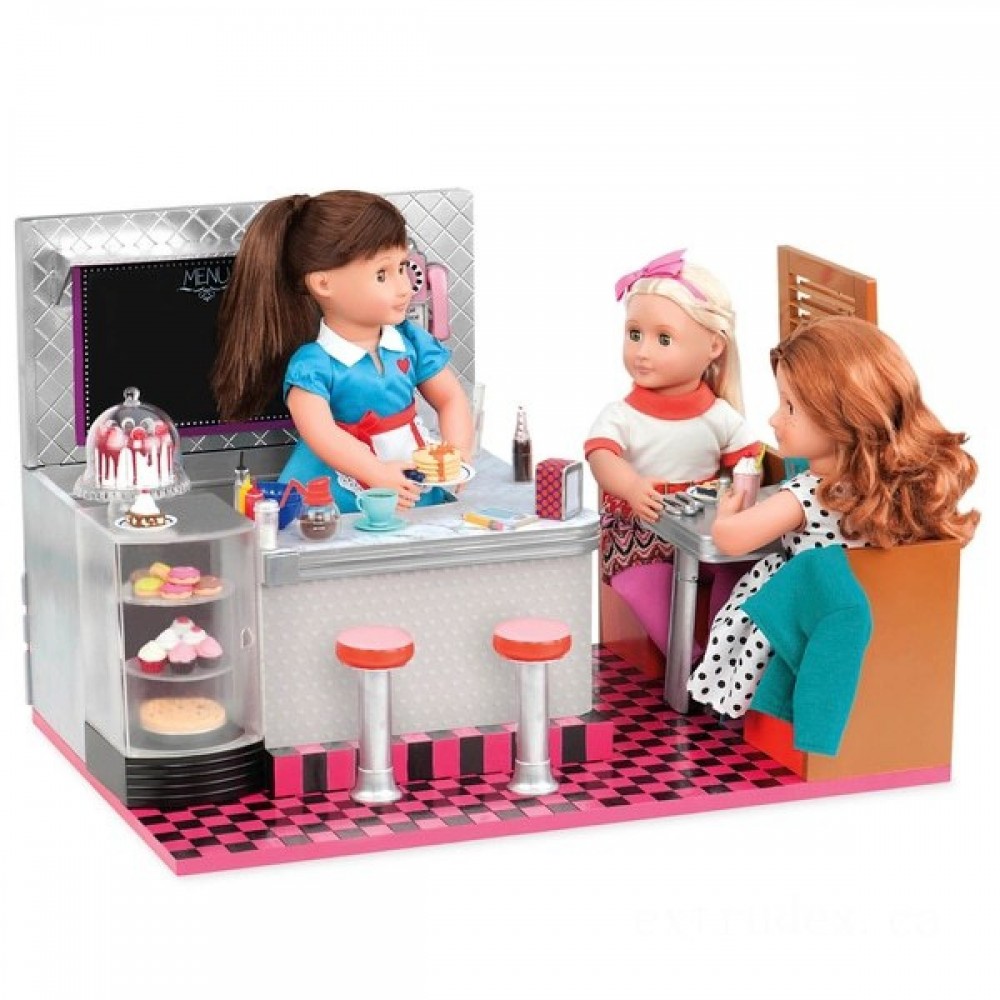May Flowers Sale - Our Generation Retro Snack Diner - Mid-Season:£78[nec8894ca]