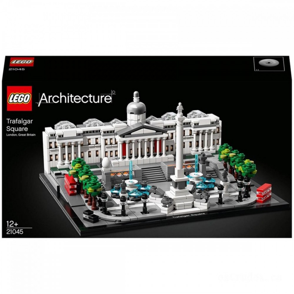 Price Reduction - LEGO Architecture: Trafalgar Square London Building Set (21045 ) - Christmas Clearance Carnival:£52