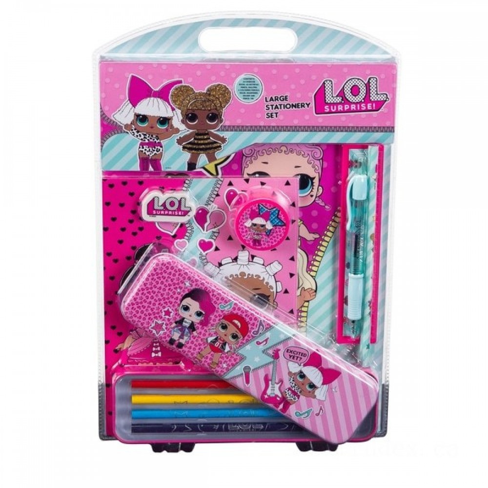 Blowout Sale - L.O.L. Surprise! Sizable Stationery Prepare - Christmas Clearance Carnival:£3