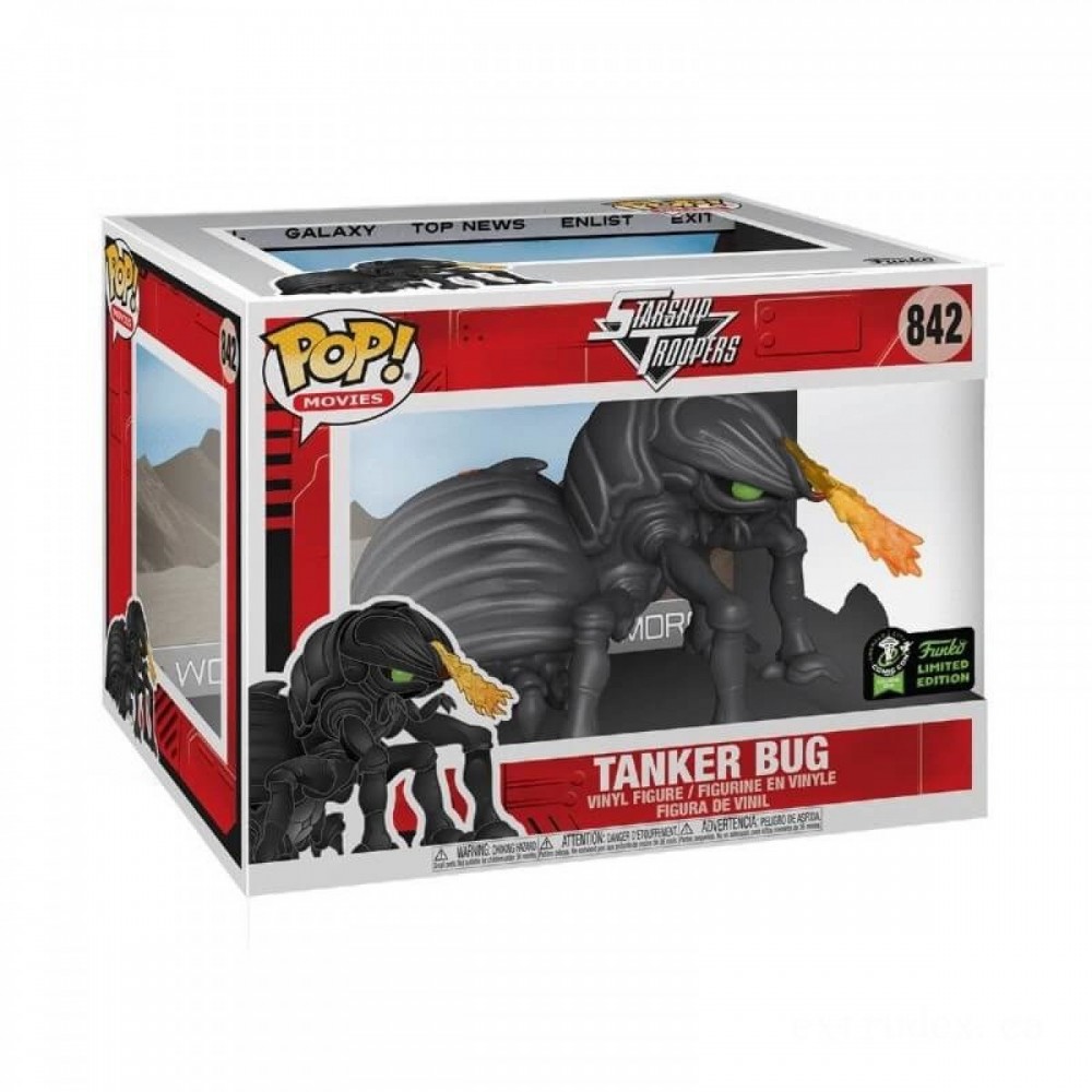 Curbside Pickup Sale - Starship Troopers Vessel Bug 6-Inch ECCC 2020 EXC Funko Stand Out! Vinyl fabric - Digital Doorbuster Derby:£16