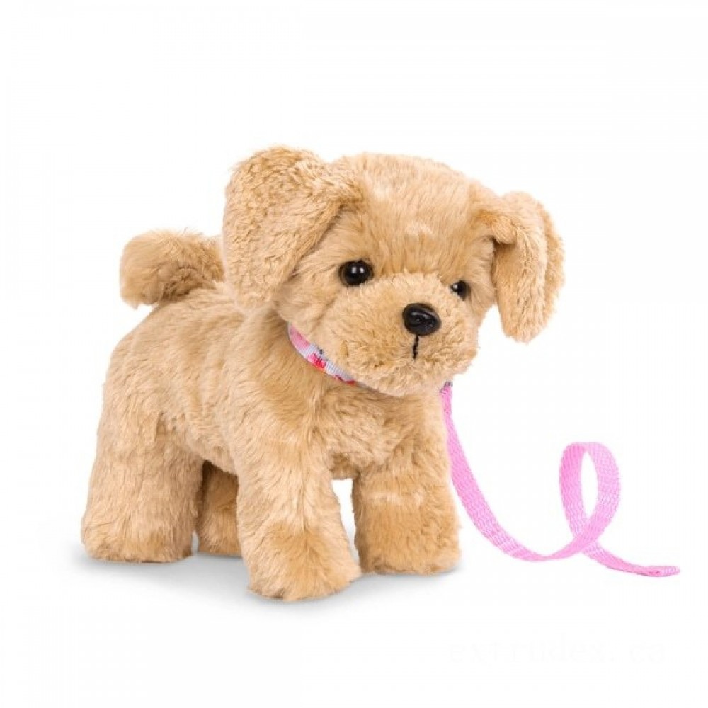 Markdown Madness - Our Generation 15cm Poseable Goldendoodle Doggie - Christmas Clearance Carnival:£11