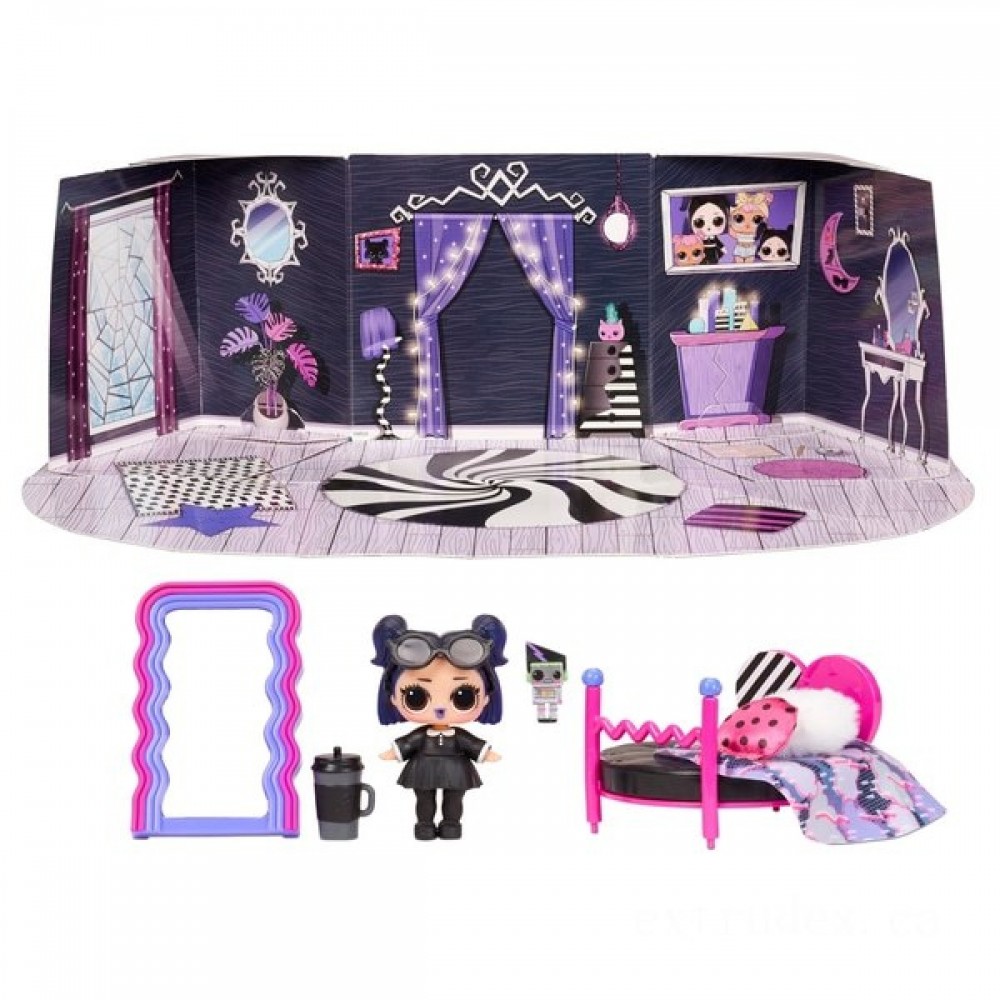 L.O.L. Surprise! Furniture Cozy Zone and Twilight Dolly