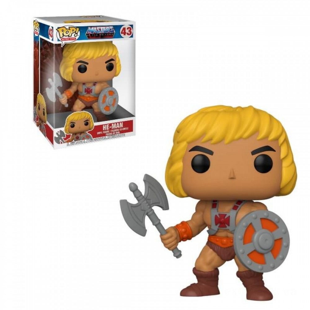 Masters of deep space He-Man 10-Inch Stand Out! Vinyl Figure