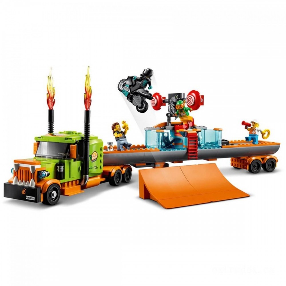 LEGO Metropolitan Area Stunt Show Truck Toy (60294 )