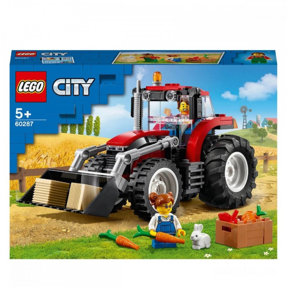 Veterans Day Sale - LEGO Area: Great Vehicles Tractor Toy & Ranch Set (60287 ) - Get-Together Gathering:£12[jcc8953ba]