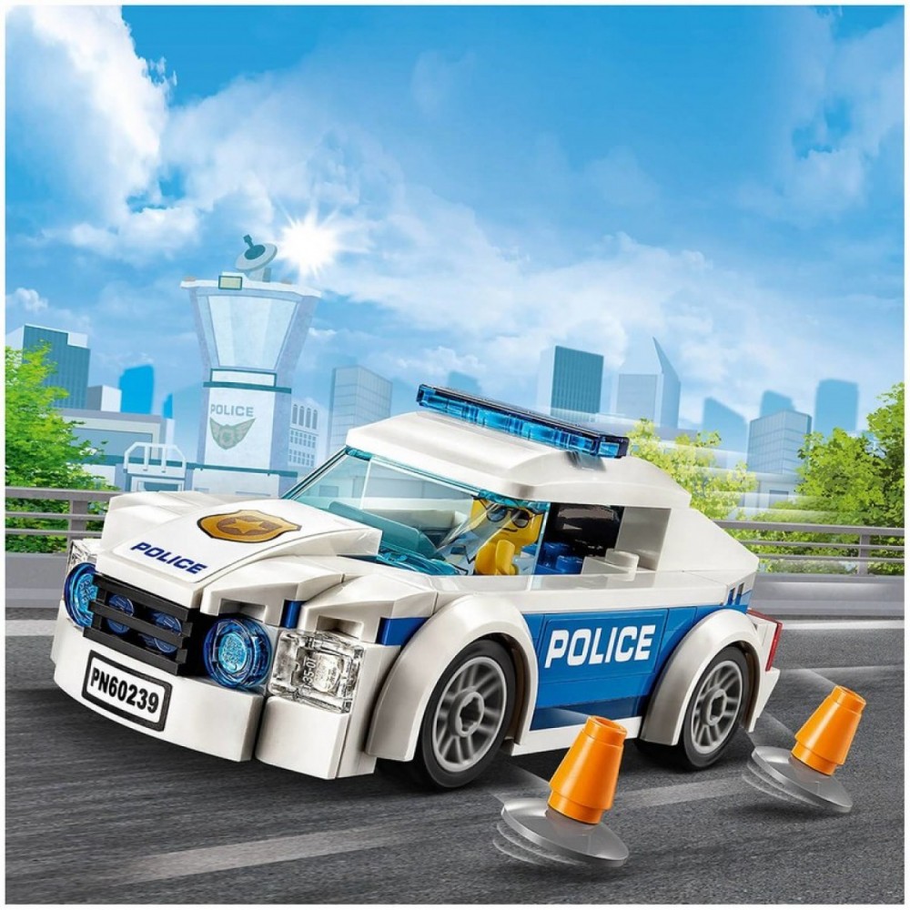 LEGO Area: Police Patrol Pursuit Automobile Toy with Cop (60239 )