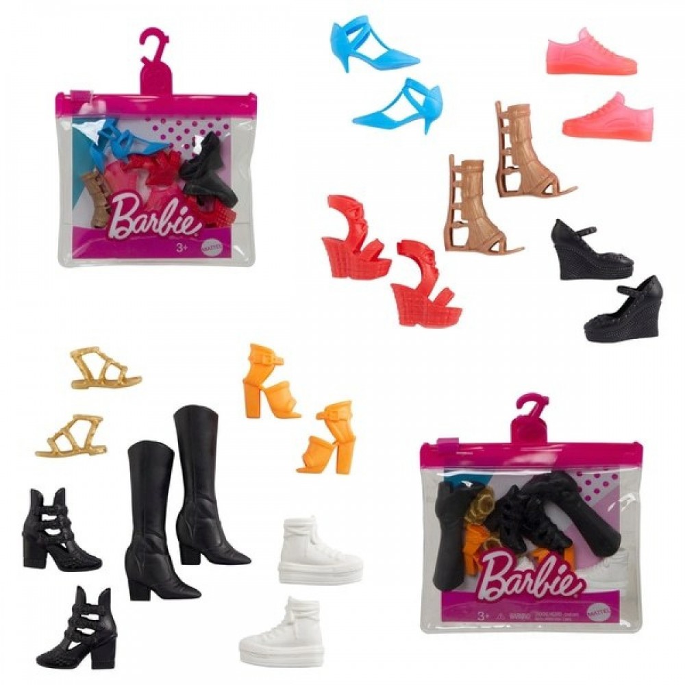 All Sales Final - Barbie Equipment Array - Footwear - Extravaganza:£3