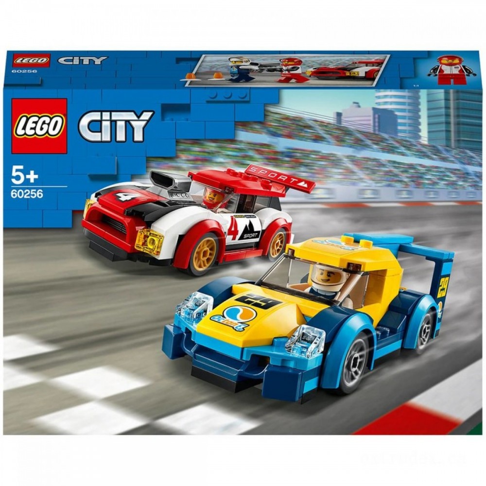 LEGO Metropolitan Area: Nitro Wheels Competing Automobiles Structure Establish (60256 )