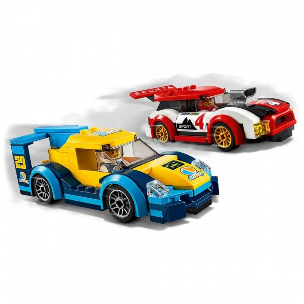 LEGO Urban Area: Nitro Tires Competing Cars And Trucks Property Set (60256 )