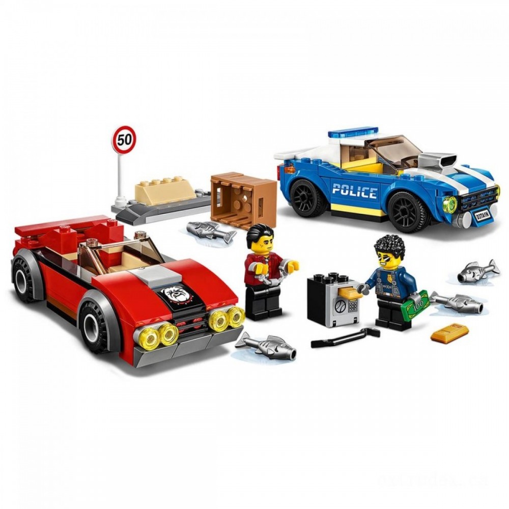 Everyday Low - LEGO Area: Cops Freeway Arrest Cars Toy Set (60242 ) - Liquidation Luau:£13