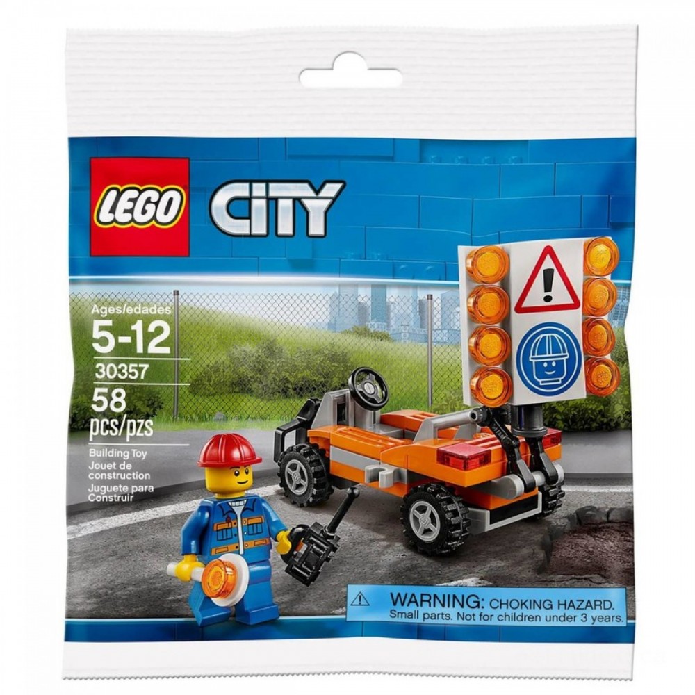 LEGO Area: Road Worker Mini Number (30357 )