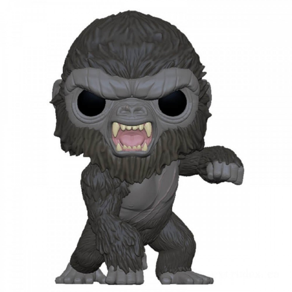Black Friday Sale - Godzilla vs Kong Kong Funko Stand Out Plastic 10 - Doorbuster Derby:£25