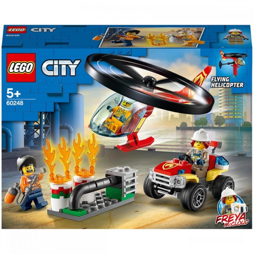 All Sales Final - LEGO Area: Fire Helicopter Response Property Place (60248 ) - Reduced:£12