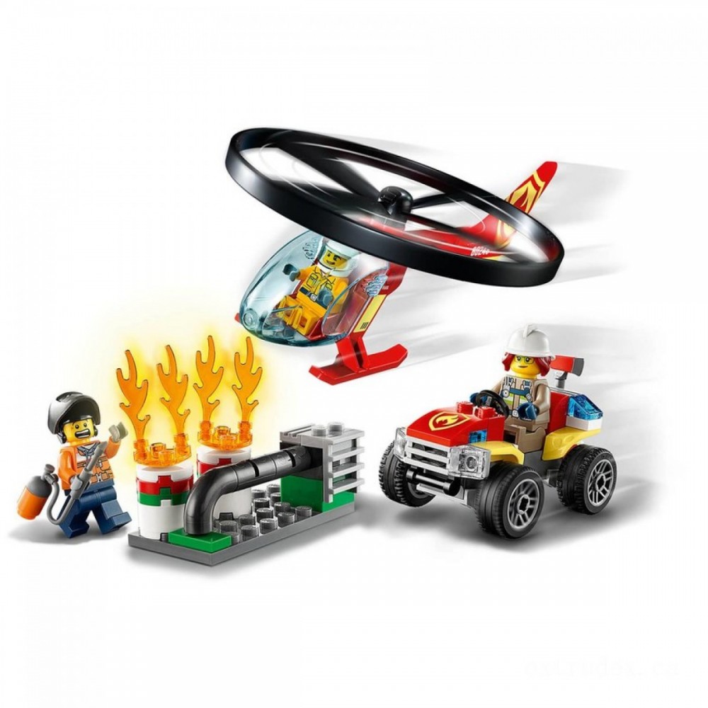 LEGO Metropolitan Area: Fire Chopper Feedback Building Set (60248 )