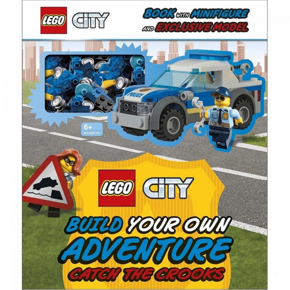 DK Books LEGO Area Build Your Personal Adventure Catch the Crooks Hardback