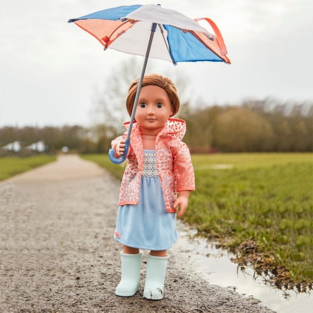 Price Cut - Our Generation Deluxe Rainwear Attire - Weekend Windfall:£14