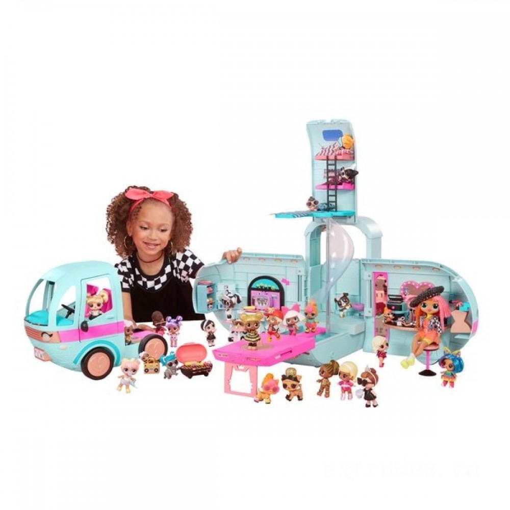 Clearance Sale - L.O.L. Surprise! 2-in-1 Glamper Playset - Black Friday Frenzy:£58[sac9019nt]