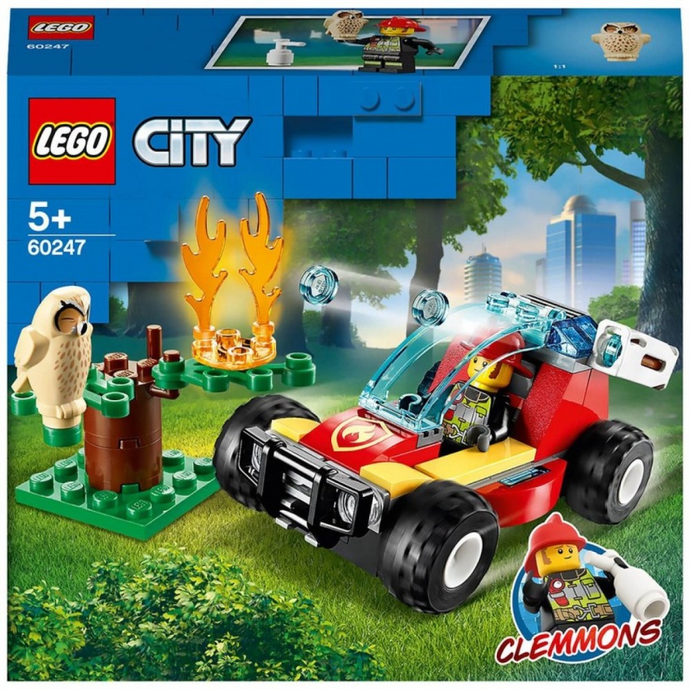 LEGO Metropolitan Area: Woods Fire Feedback Buggy Building Set (60247 )